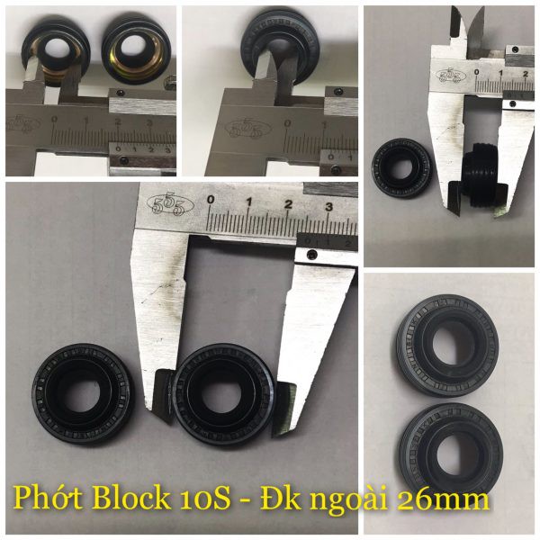 Phớt block dòng 10S loại đường kính ngoài 26mm