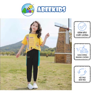 Bộ đồ thể thao phong cách hàn quốc cho bé trai và bé gái size 18-45kg dc01