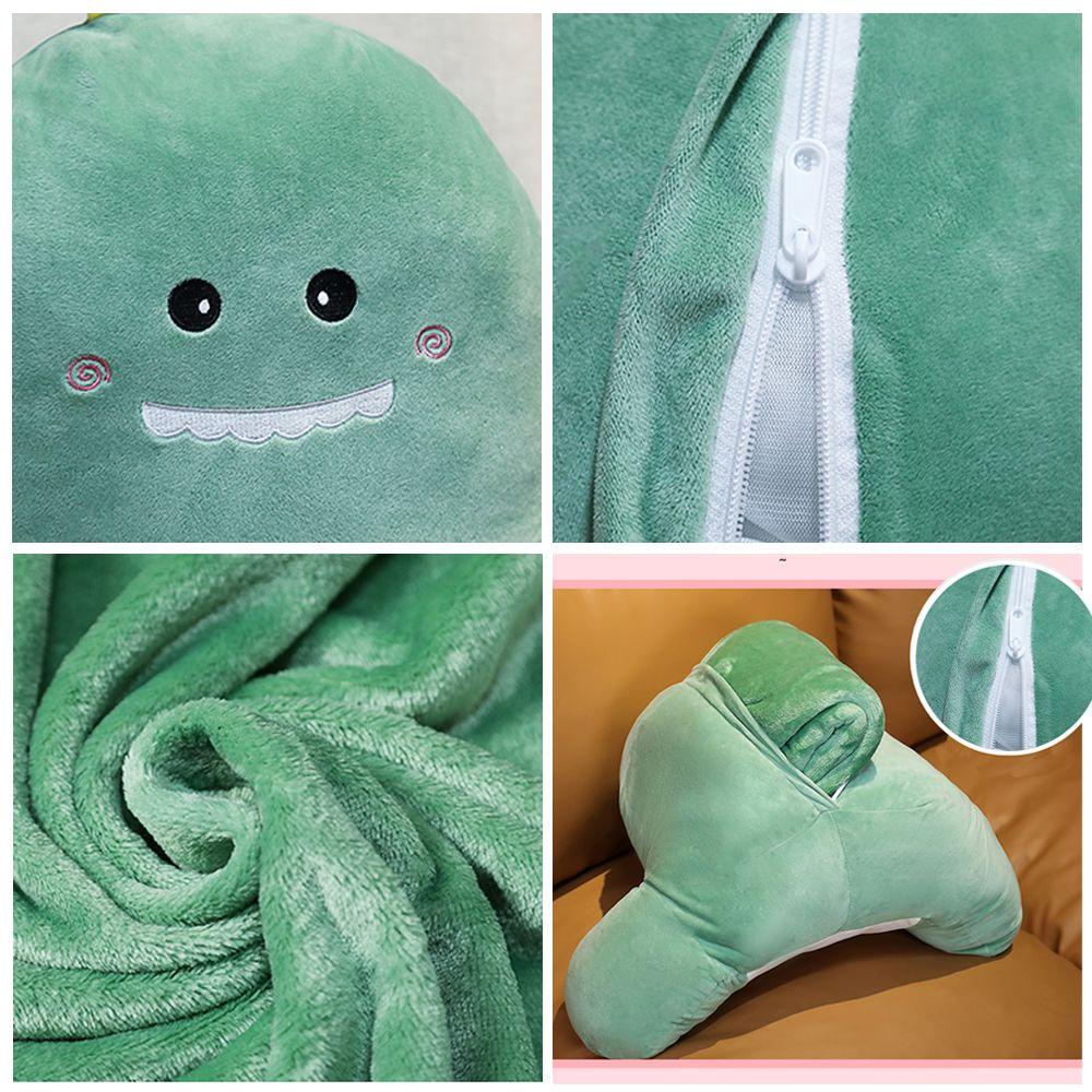 CONOPERY Bộ Chăn Gối Mềm Hình Thỏ Cà Rốt Dễ Thương