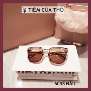 Kính mát chống uv400 mã 6035 nâu
