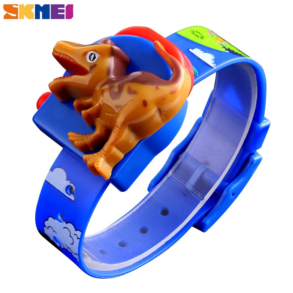 Đồng hồ đeo tay kỹ thuật số Skmei hình khủng long cho bé trai