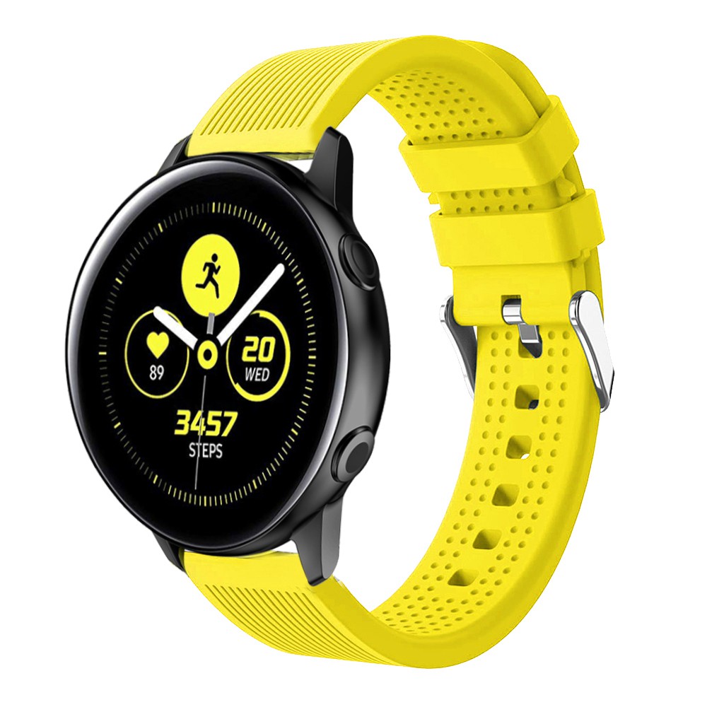 Dây đeo silicon có thể thay thế được 20mm cho đồng hồ Samsung Galaxy Watch Active 2 / Active / Galaxy 42mm / Gear Sport