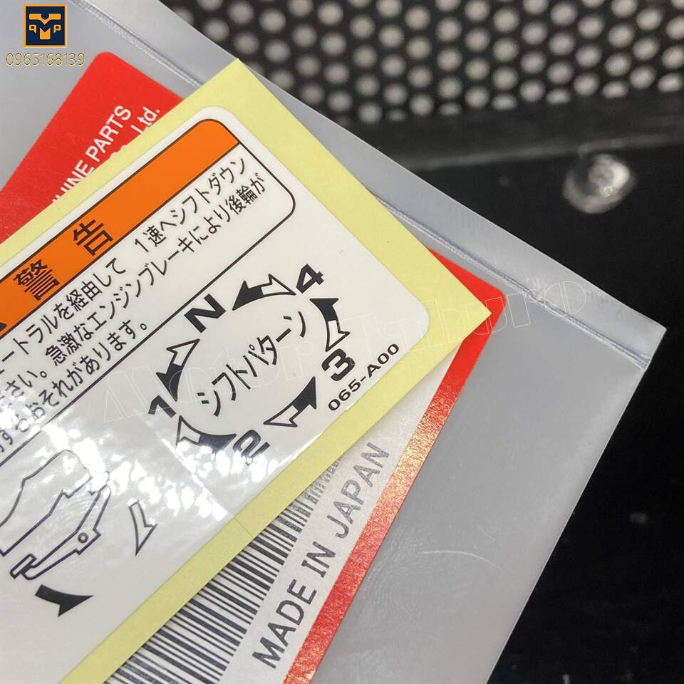 Tem thông số bình xăng CL50 CD50 CD50s CD90 Monkey