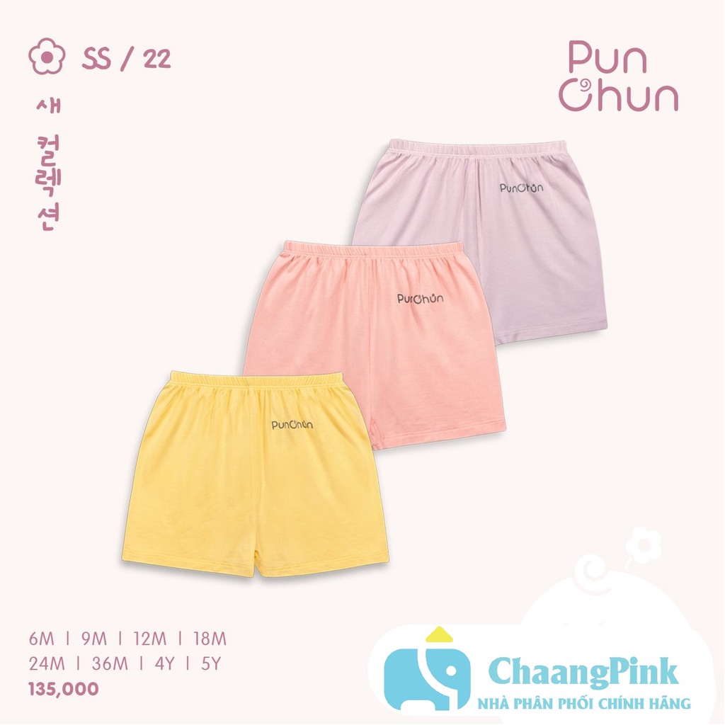 Punchun Set 3 chiếc quần cộc SS2022D04