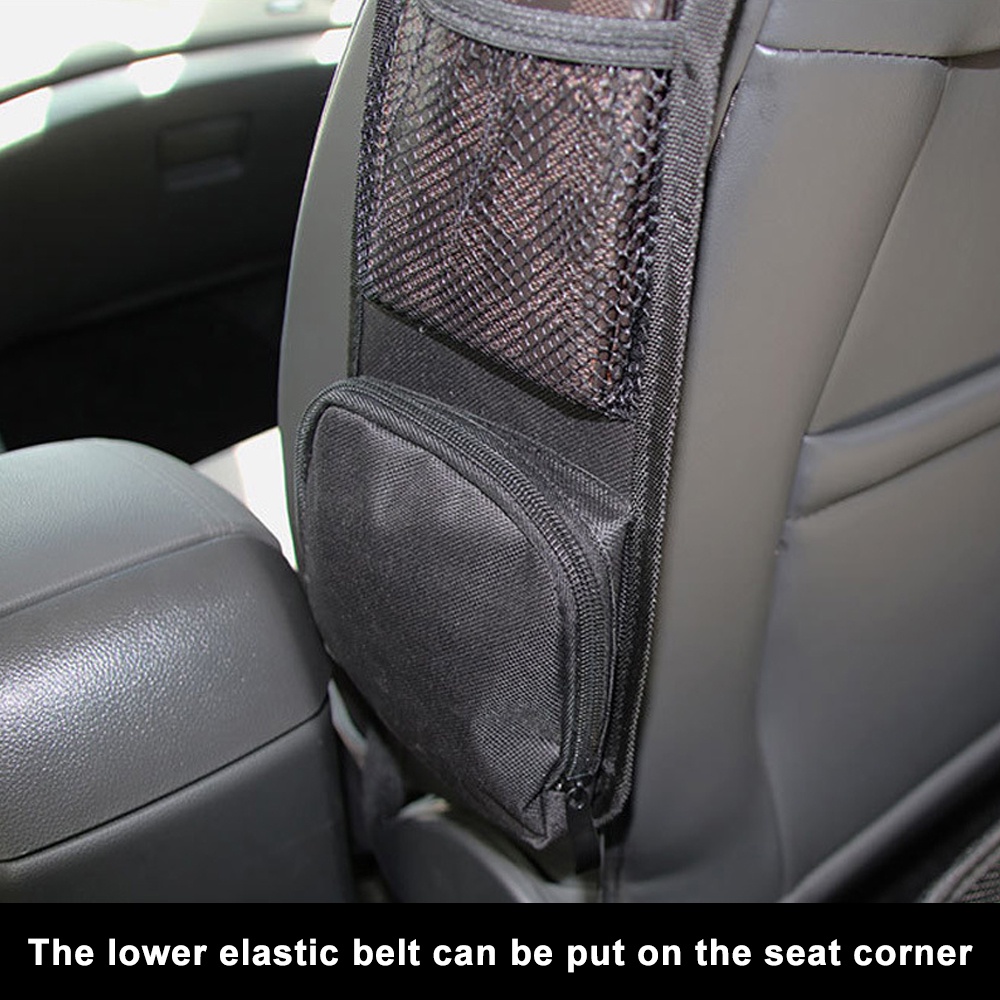 Túi Lưới Co Giãn Đựng Đồ Gắn Lưng Ghế Xe Hơi Tiện Dụng