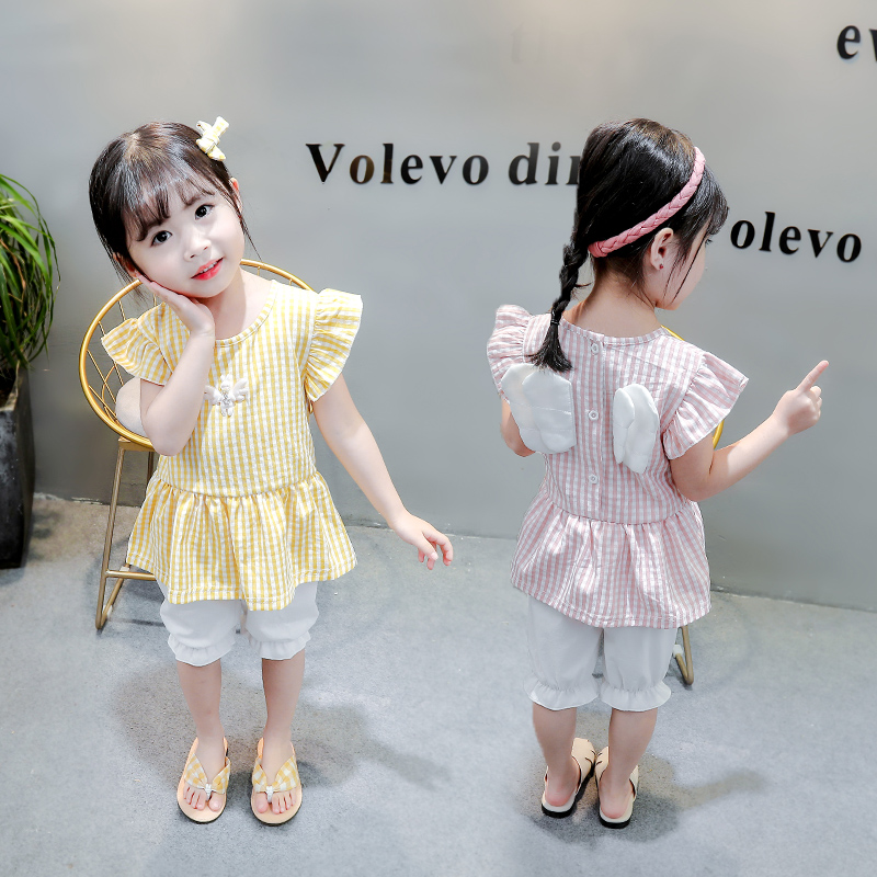 Áo vest thời trang nữ 0-4 năm đẹp váy baby mặc váy Rok dễ thương gái với đôi cánh | BigBuy360 - bigbuy360.vn