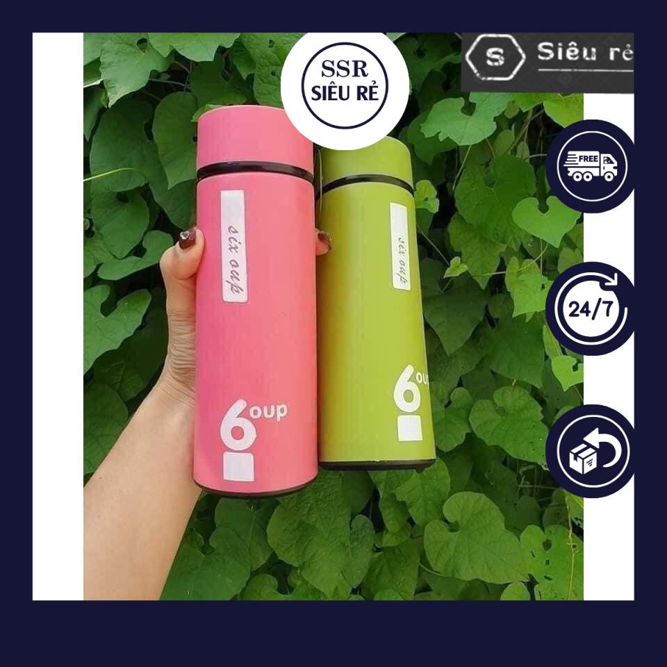 Bình Giữ Nhiệt 6Up loại 450ml Đơn Giản, Sang Trọng, Tiện Lợi, Giữ Nhiệt Cực Tốt Nhiều Màu (PD1019)