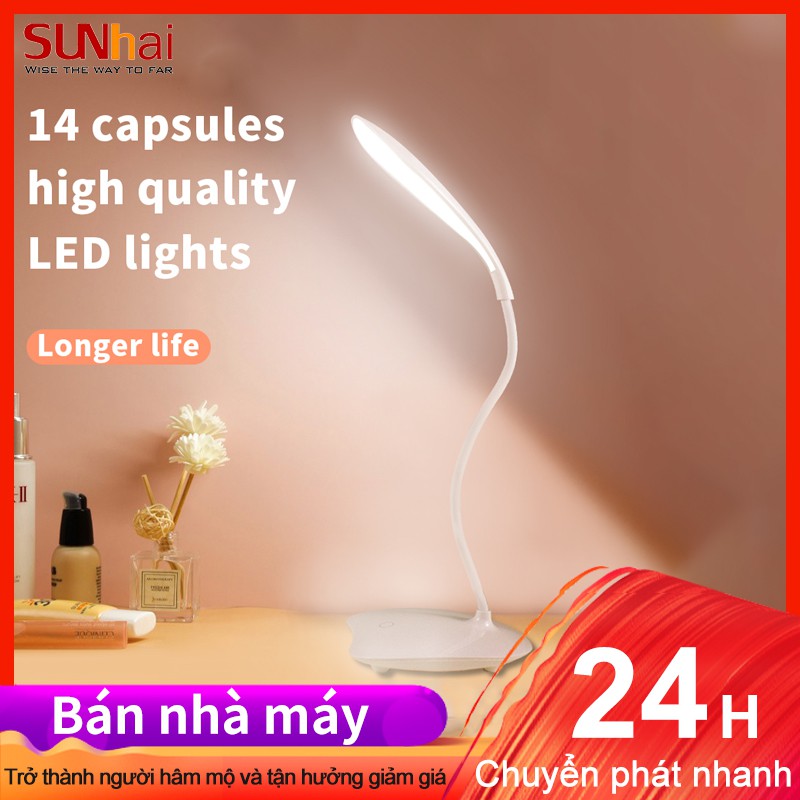 Đèn LED để bàn thông minh thiết kế nhỏ phù hợp dành cho phòng ngủ / sinh viên đại học