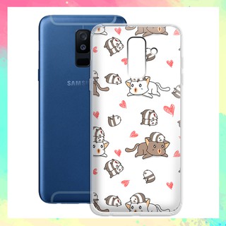 [FREESHIP ĐƠN 50K] Ốp lưng Samsung Galaxy A6 Plus 2018 in hình gấu trúc chibi cute - 01025 Silicone Dẻo