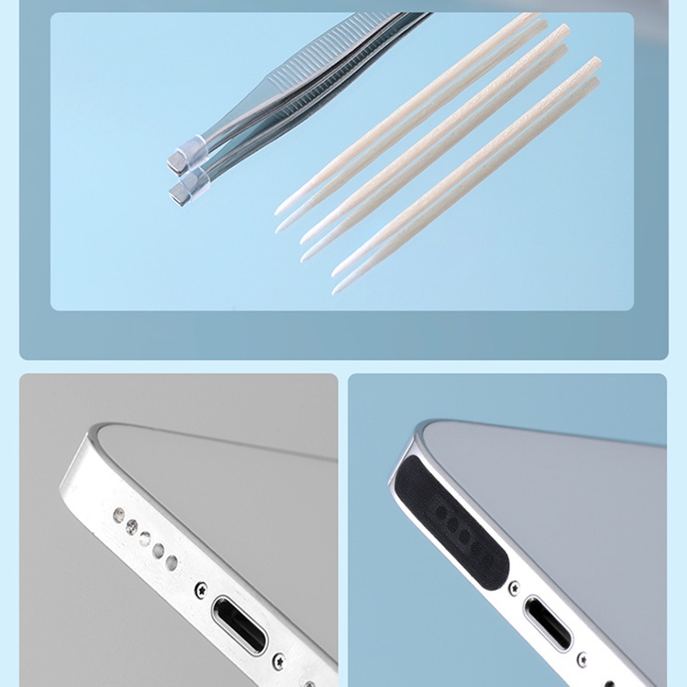 Miếng Dán Chống Bụi Cho Lỗ Cắm Loa Điện Thoại Iphone 12/13