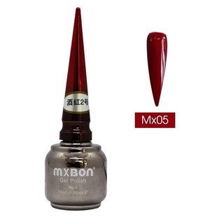 Sơn gel đỏ đô mxbon chai 15ml