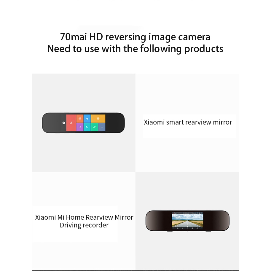 Camera lùi xe Xiaomi 70mai hỗ trợ tầm nhìn ban đêm | BigBuy360 - bigbuy360.vn