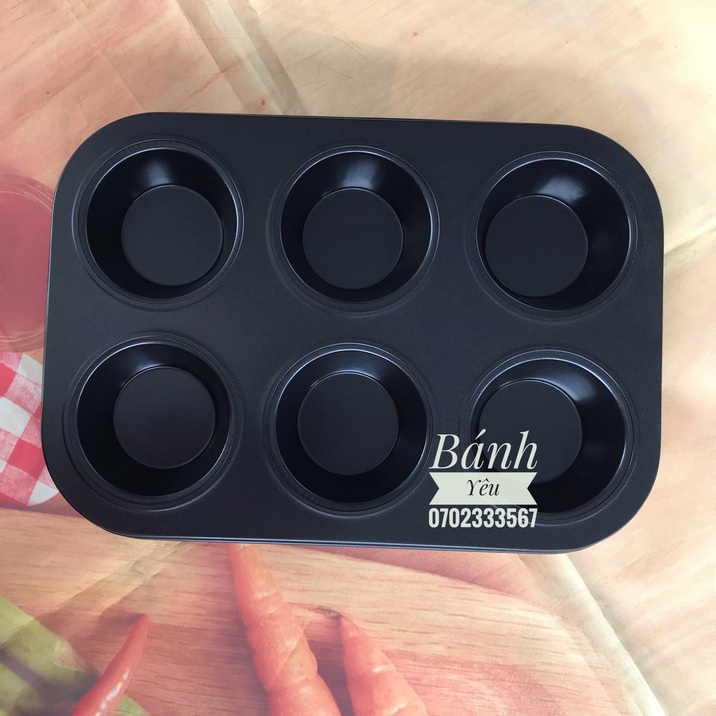 Khuôn Cupcake Nhôm chống dính