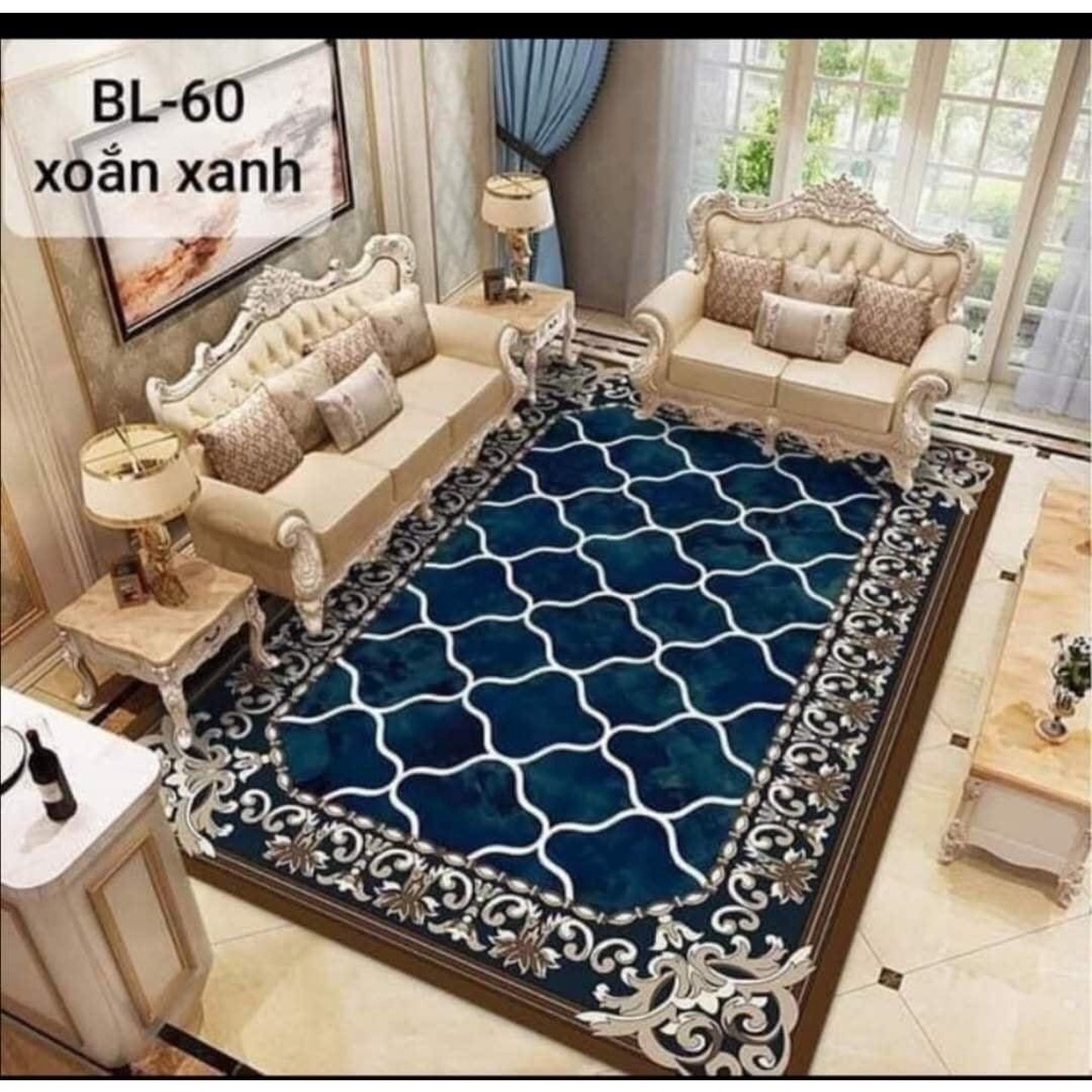 Thảm bali 2mx3m , 1m6x2m3 Trang Trí Giá Rẻ Vô Địch .  Chất liệu nhung dệt trên công nghệ của CHLB Đức, bề mặt hoa nổi 3d