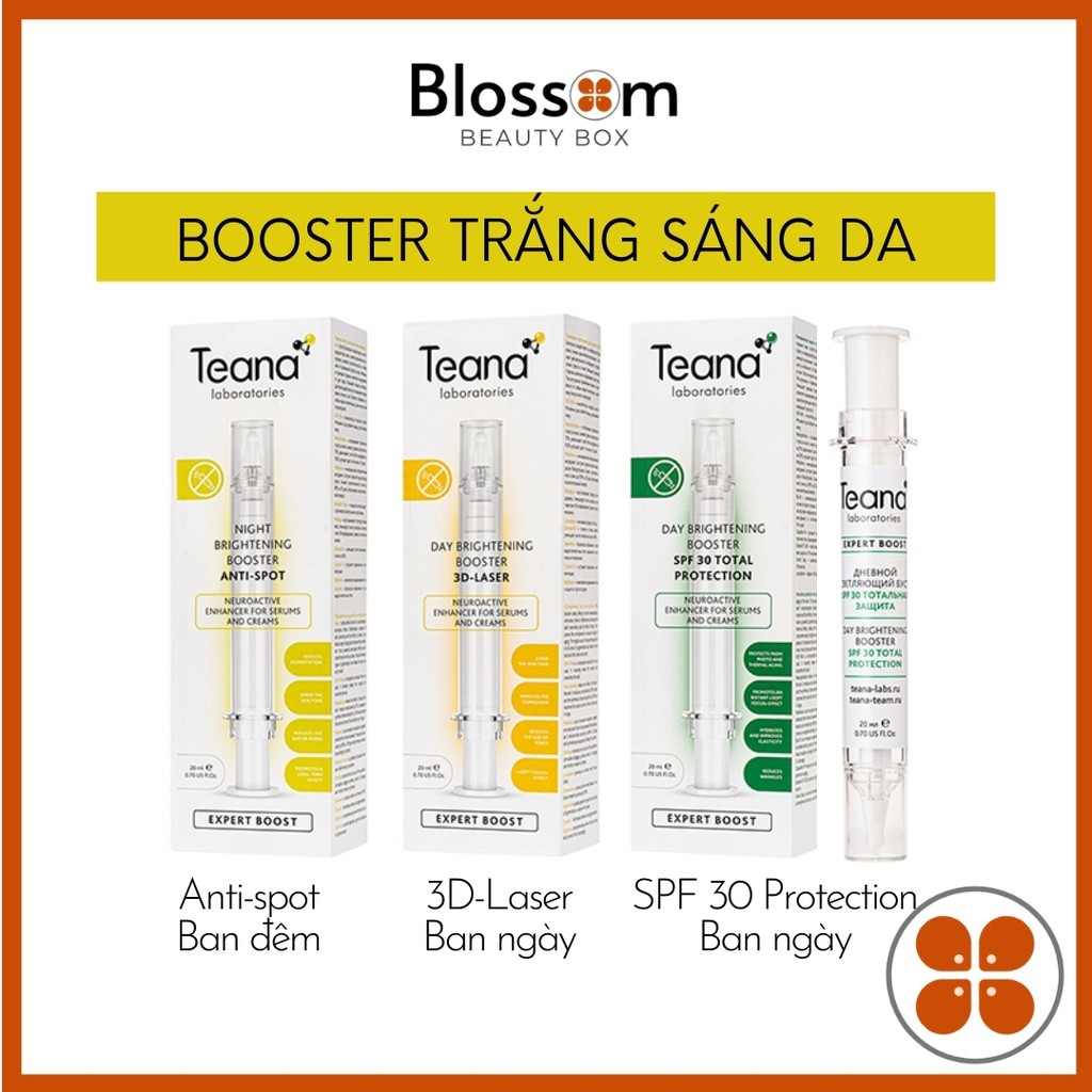 [Mã COS1904 giảm 8% đơn 300K] Serum Dưỡng chất tăng cường Serum Teana Booster Natural Salicylic Acid BHA