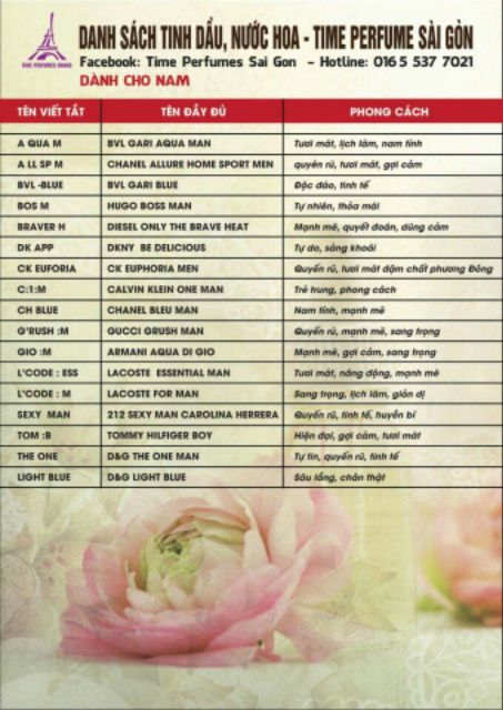 Tinh dầu nước hoa Lacoste es ' Tinh dầu Timeperfumes | BigBuy360 - bigbuy360.vn