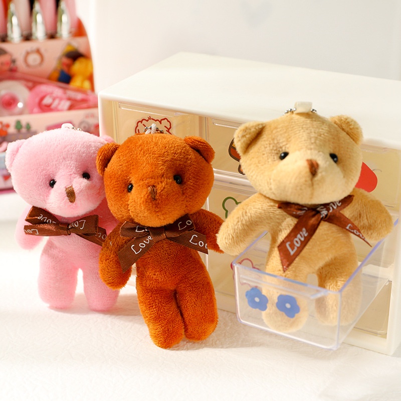 Gấu Teddy Nhồi Bông Mini Dễ Thương Dùng Bó Hoa