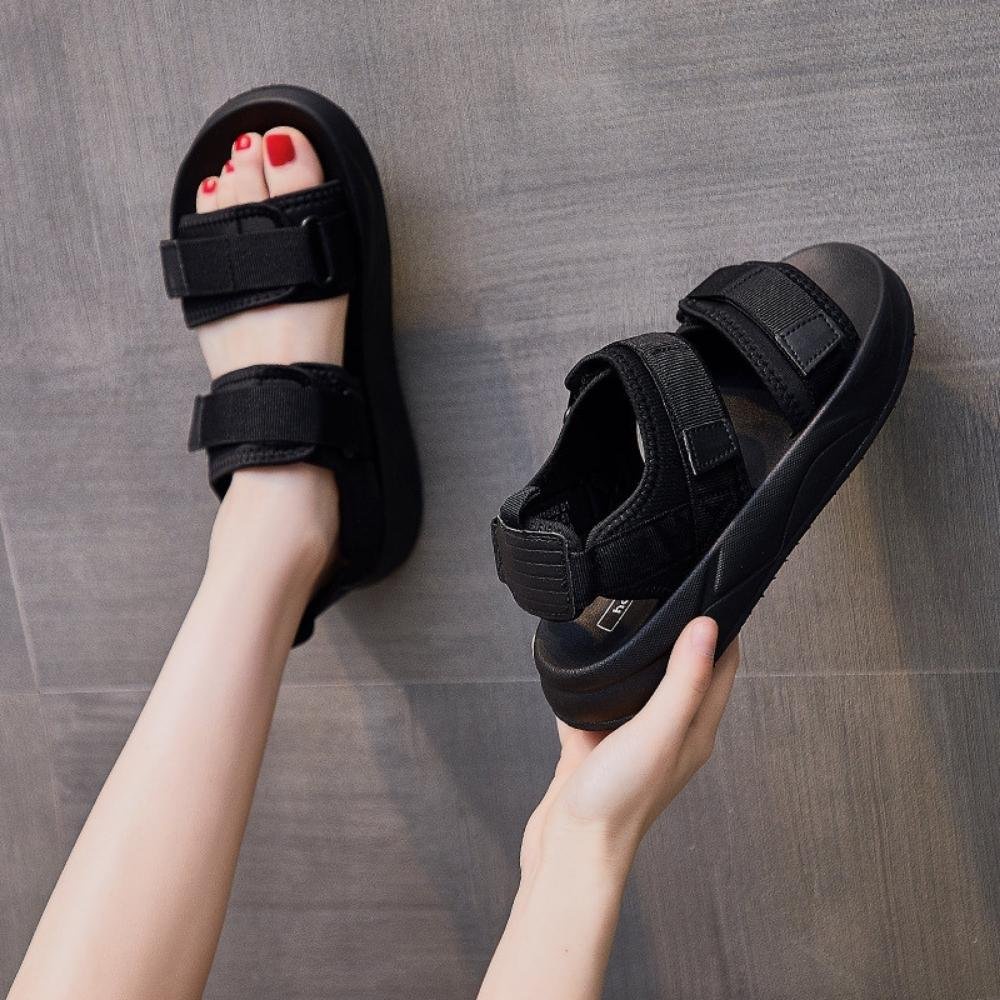 Sandal nữ, nam, dép quai hậu 3 quai màu đen, cầu vồng, xám size 36-43 hàng VNXK, Lù Store