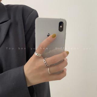 Set Nhẫn Nữ 3 Chiếc Phong Cách Retro Cá Tính R37