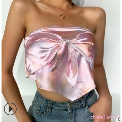 Áo Ống In Họa Tiết Gợi Cảm Cho Nữ