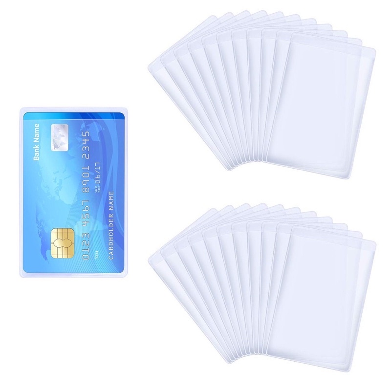 vỏ bọc thẻ căn cước 9.3x6 cm, túi bọc thẻ bảo hiểm, ATM, card tiện lợi