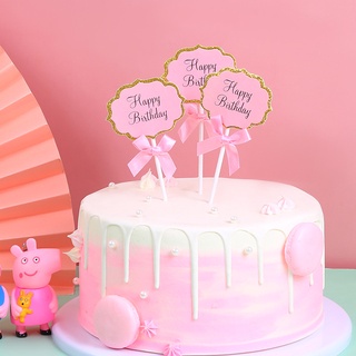 toper cake [MIỄN SHIP❤️] thiệp cắm bánh kem