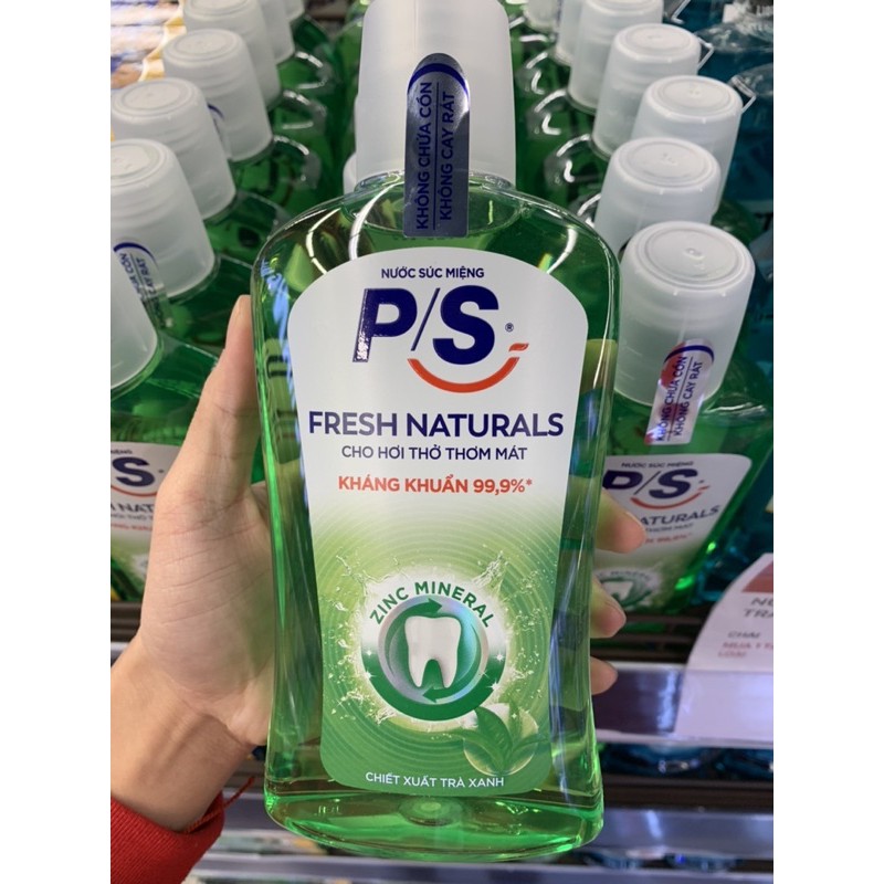 Nước Súc Miệng P/S Fresh Naturals 500ml