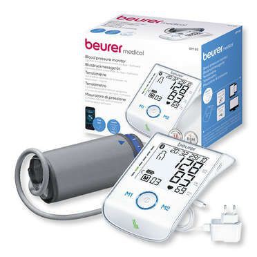 Máy đo huyết áp bắp tay Bluetooth Beurer BM85 sử dụng pin sạch- BH 36 tháng