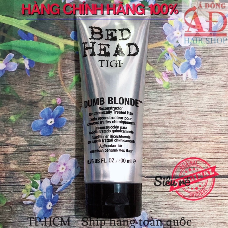 Dầu Xả Dành Cho Tóc Đã Sử Dụng Hóa Chất Nhiều Lần Tigi Bed Head Dumb Blonde Reconstructor chính hãng Mỹ 200ml