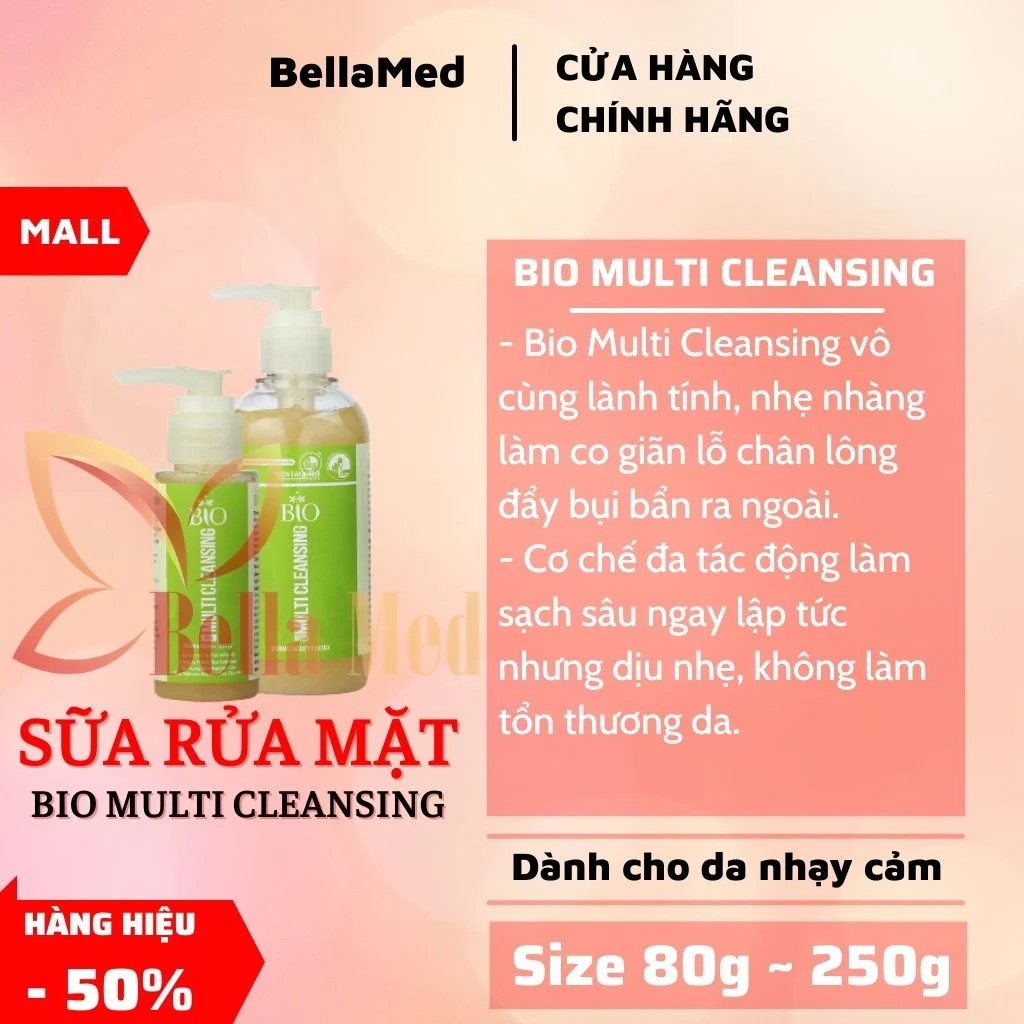 sữa rửa mặt Bio multi cleansing 250g/mediworld
