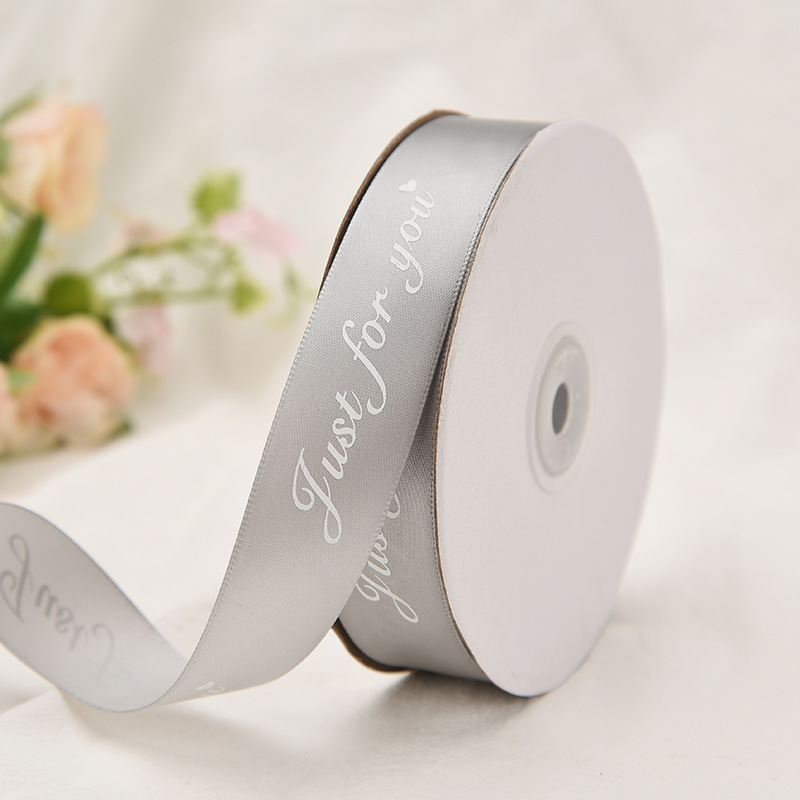 Cuộn Dây Ruy Băng In Chữ just for you 10m / 25mm