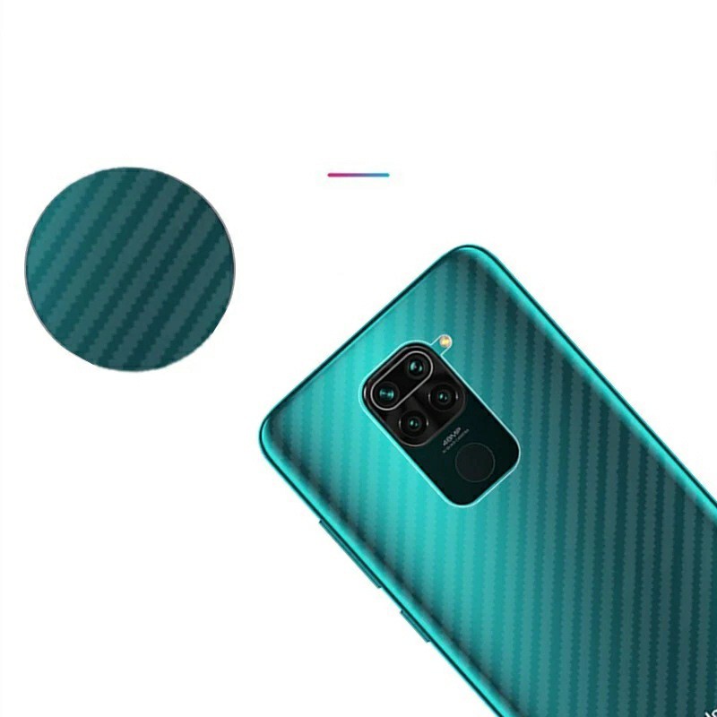 Dán lưng Carbon Redmi 10x 4G / Note 9 FREESHIP Từ 50k chống mồi hôi vân tay