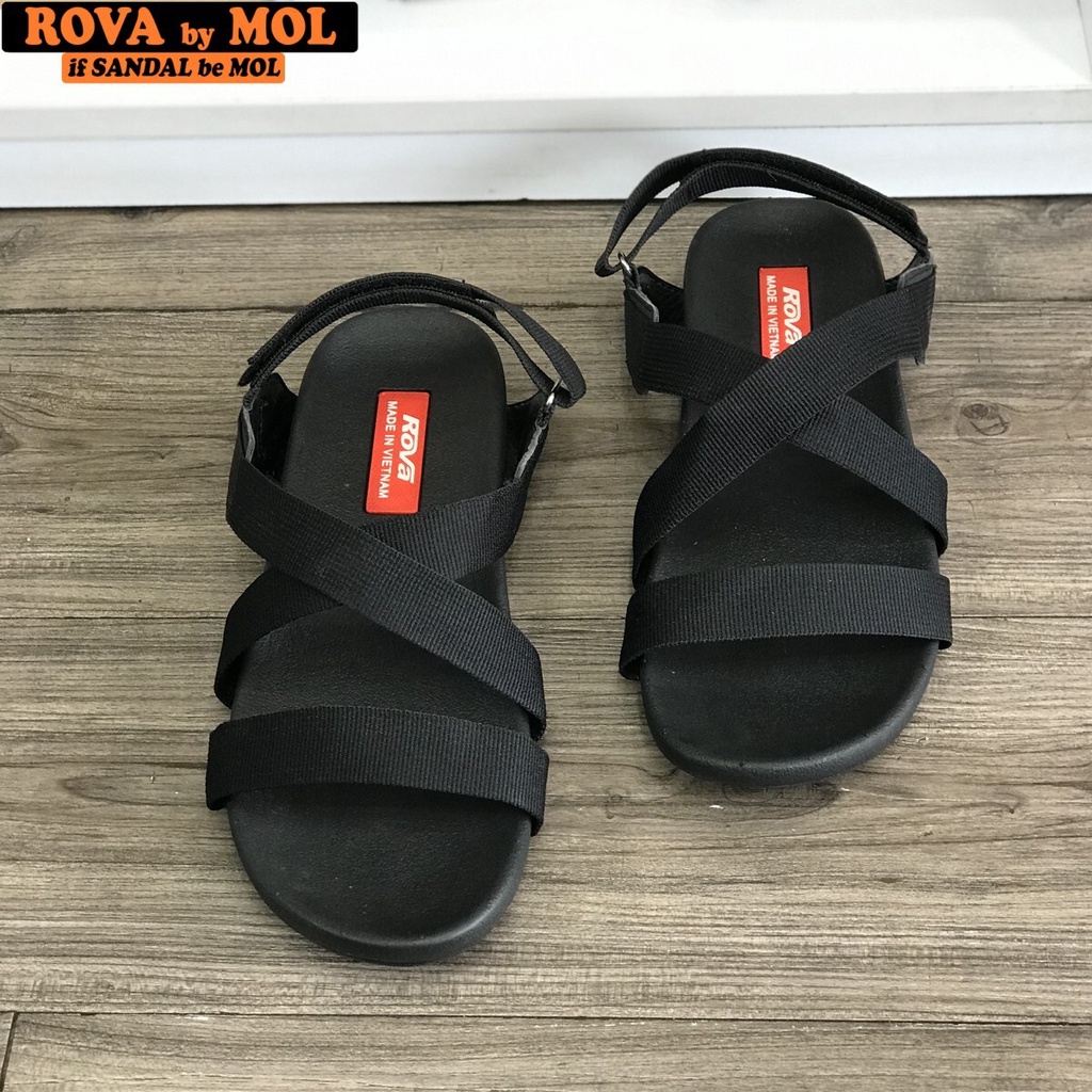 Sandal nam quai chéo hiệu Rova RV4905B