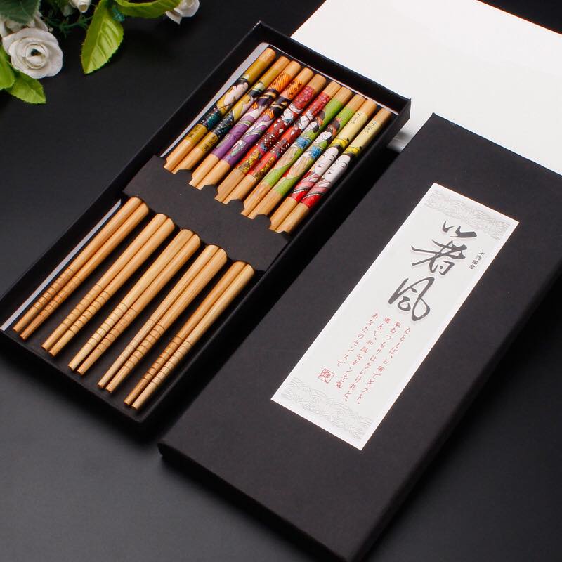 Set đũa 5 đôi xuất Nhật cao cấp