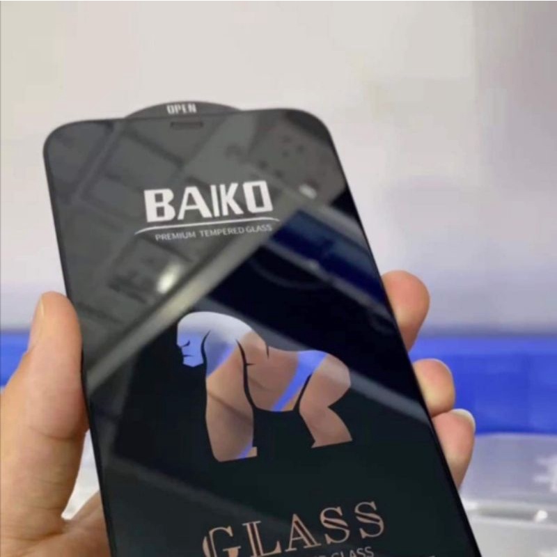 Kính cường lực iphone - kính cường lực BAIKO kinh kong siêu cứng, chống bụi, không mẻ cạnh