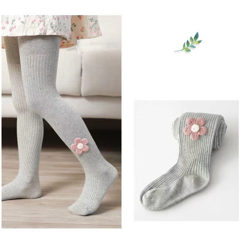 Quần Tất Cotton Màu Sắc Xinh Xắn Dành Cho Bé Gái 0-6 Tuổi