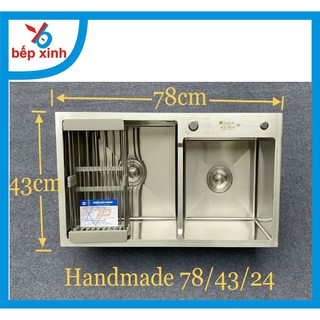 Chậu rửa chén, Chậu rửa bát Kagol, hàng inox SU 304. Hàng cao cấp, siêu dày, siêu bóng, chống ồn BH 5 năm.