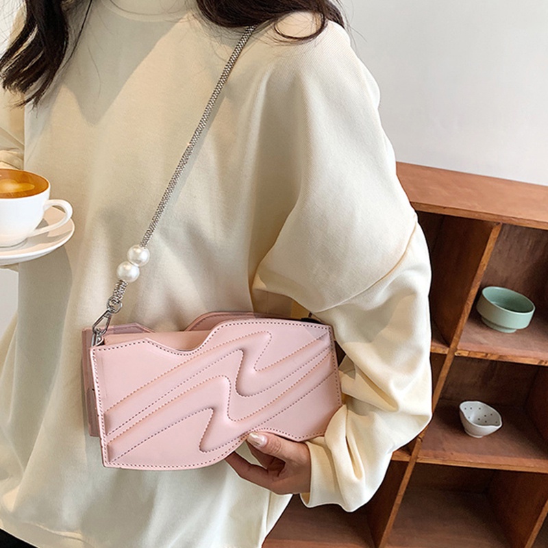 Túi đeo chéo IELGY dáng vuông cỡ lớn có khóa từ tính thời trang cho nữ