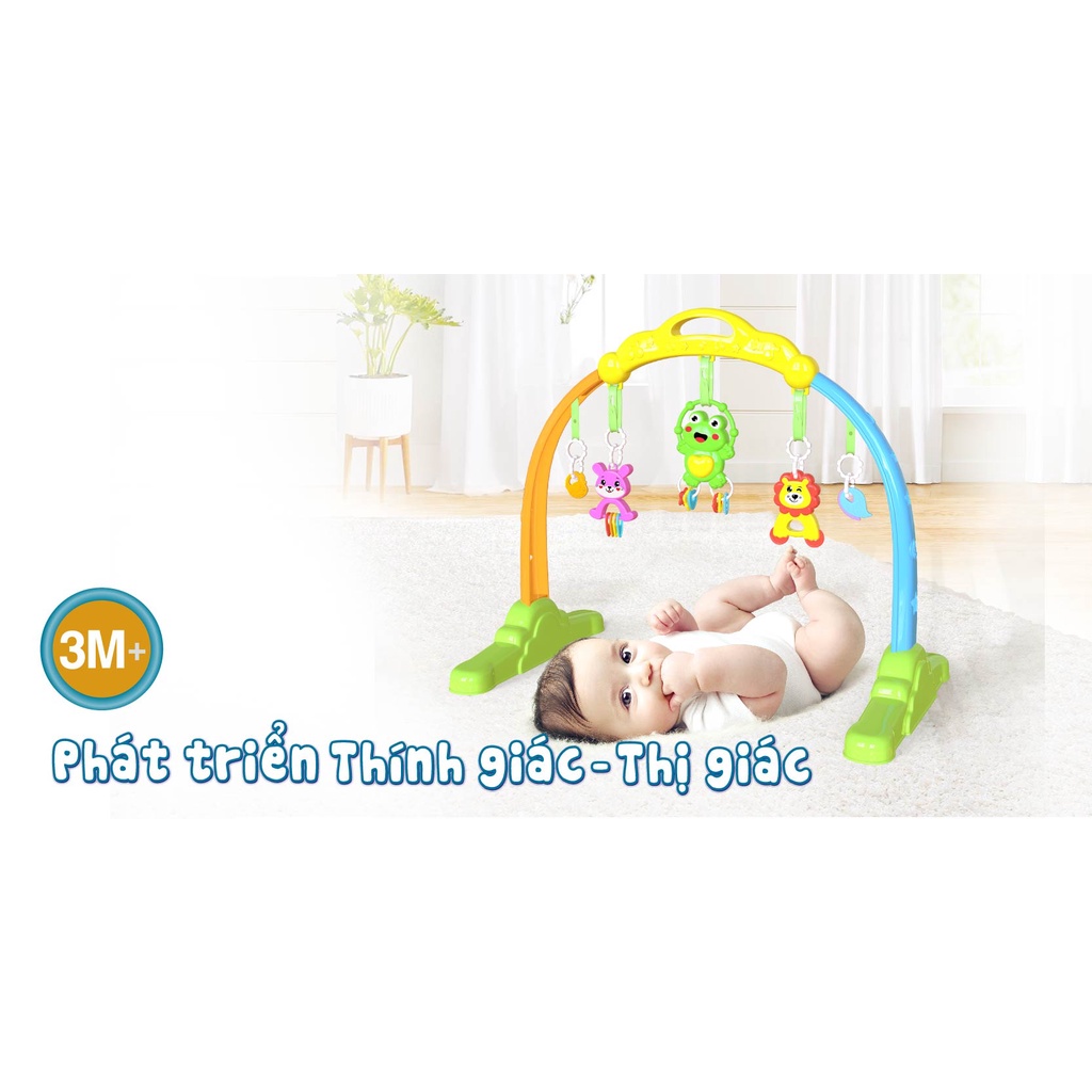 Kệ Sơ Sinh Chú ếch Xinh Đẹp Phiên Bản Cầu Vồng Chính Hãng Antona