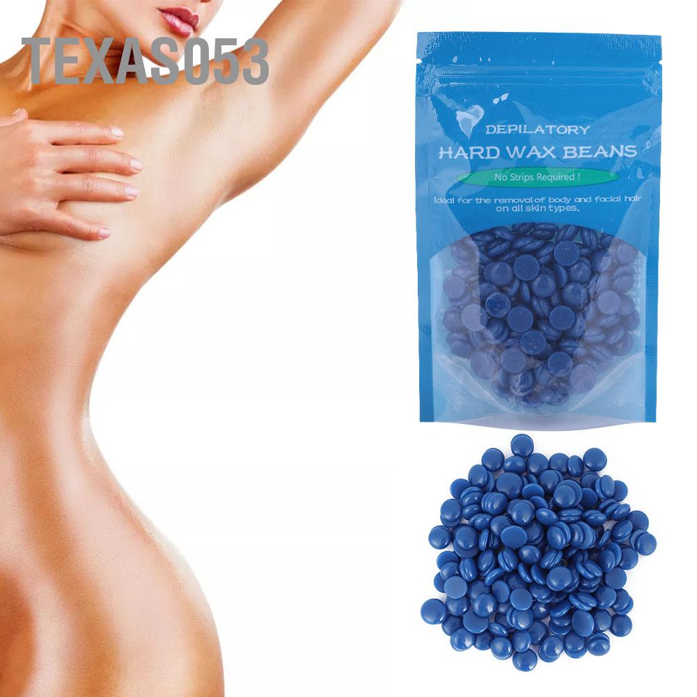 Texas053 10 hương vị Đậu sáp cứng Màng nóng làm rụng lông Hạt dưỡng thể Chân chân Sáp tẩy 50g