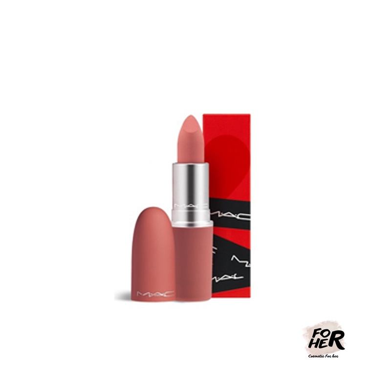 Son Mac Limited 314 Mull It Over (Vỏ Đỏ Valentine) - Màu Hồng Cam Đất Hot Nhất (Powder Kiss Limited 