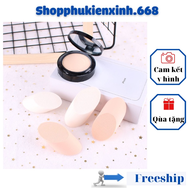 [ Free Ship ] Bông Mút Tán Kem Nền Phấn Siêu Mịn Bịch 2 Miếng