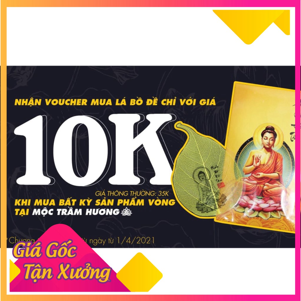 [Mã FASTGRET4 giảm 10% đơn 99K] 💥35k💥Lá Bồ Đề - MAY MẮN & TÀI LỘC - Hình Phật - Mộc Trầm Hương ViNa Trầm Store