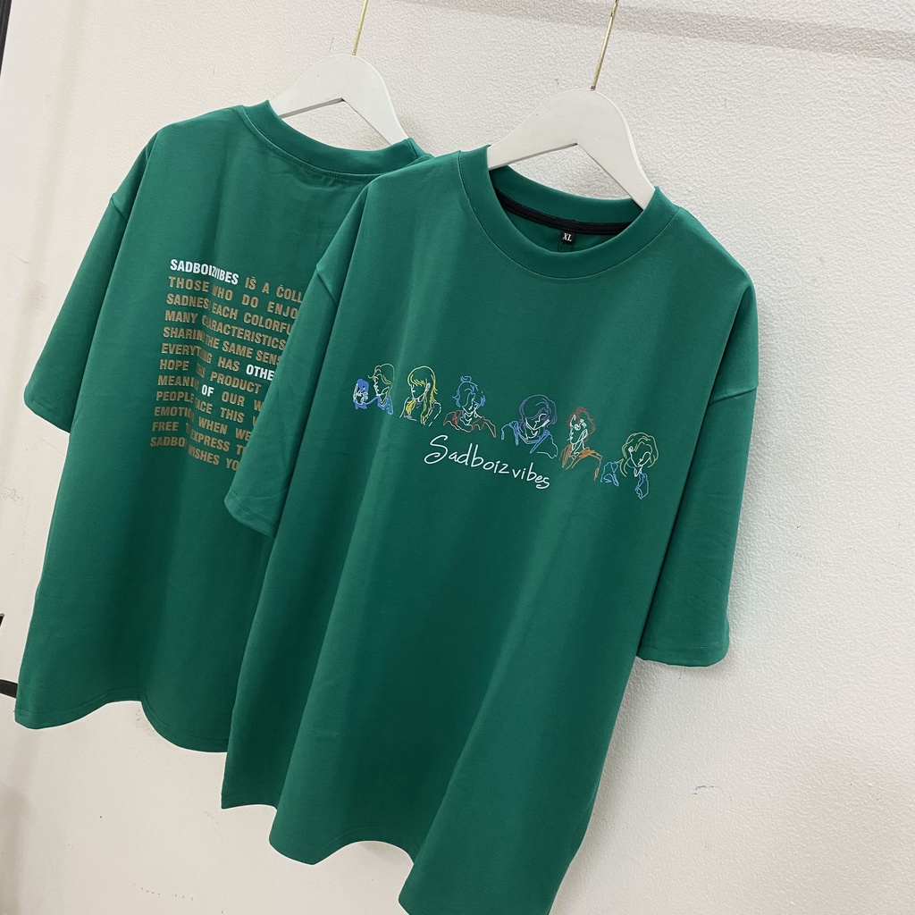 Áo Thun Tay Lỡ Sadboiz Sadboizvibes, Áo phông unisex Form rộng oversize, chất liệu Cotton - KKIM Shop