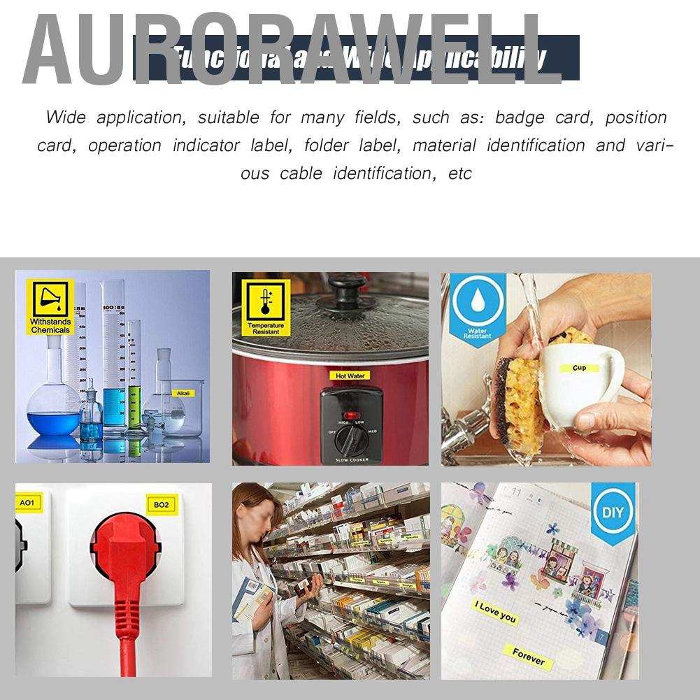 Dây Ruy Băng Màu Vàng Đen 18mm 8mtze-641 Cho Brother Tze-641 | BigBuy360 - bigbuy360.vn