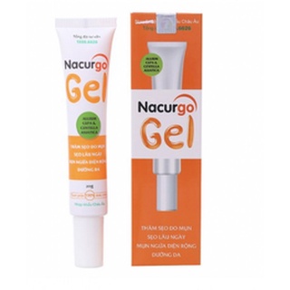 Nacurgo Gel - Giảm thâm sẹo, ngăn ngừa mụn