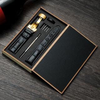 Hộp Gỗ Hai Ngăn 18 19 20 21 22 24mm Cho Đồng Hồ Đeo Tay