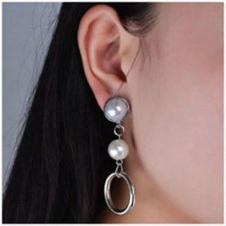 Bông Tai Tòn Ten Kèm Hạt Châu