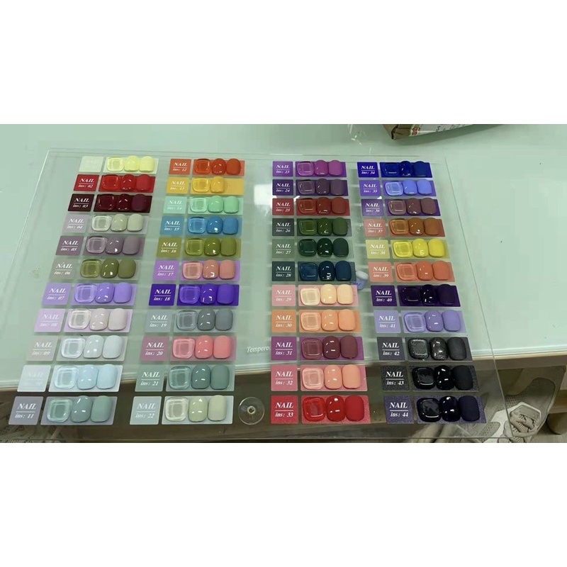 Set Sơn gel cao cấp 44 màu tặng bảng màu cùng base top