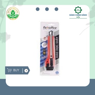 Dao Rọc Giấy FlexOffice (9mm/18mm) | Nhà Sách Đạo Hạnh